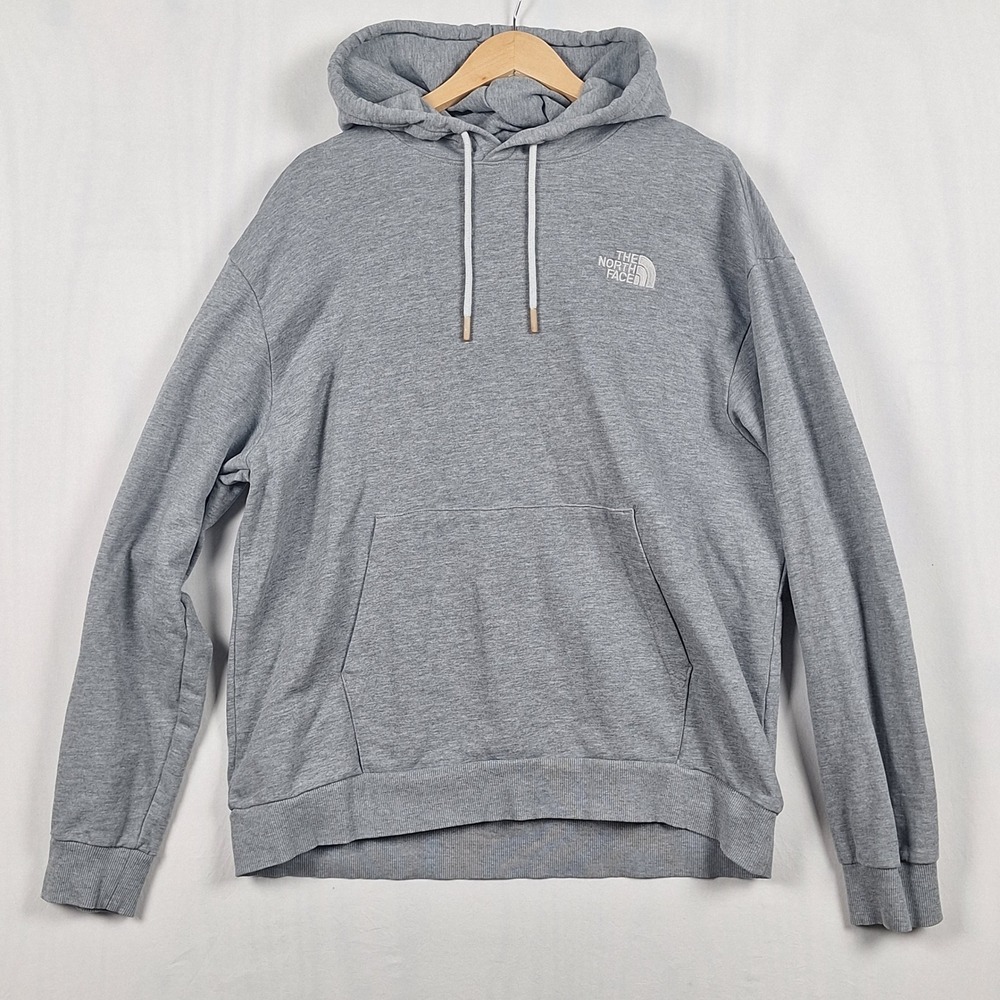 The North Face Embroidered Logo Pullover Hoodie Gray 3XL